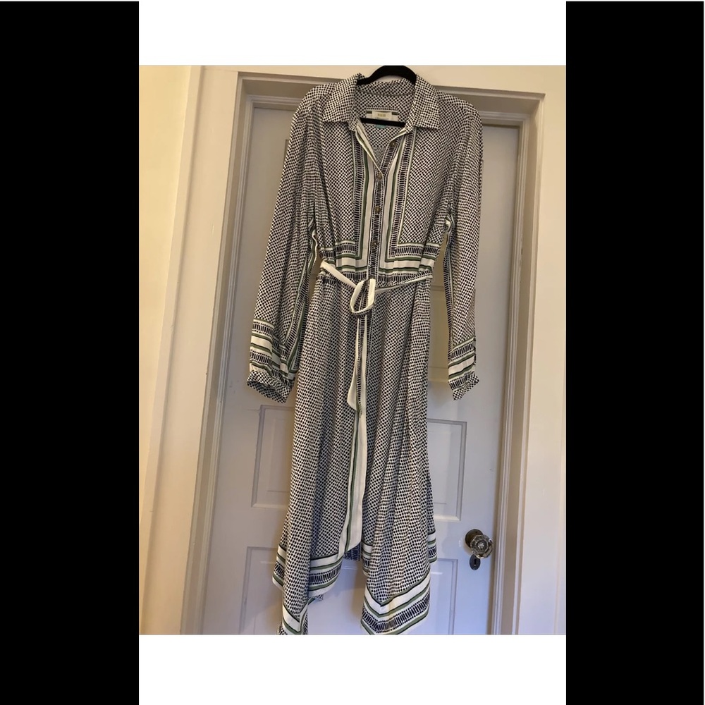 EUC 18W Anthropologie Maeve Shirt dress Button Down